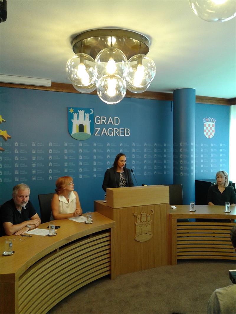 Konferencija za novinare u Gradskoj upravi o Zagrebačkom holdingu